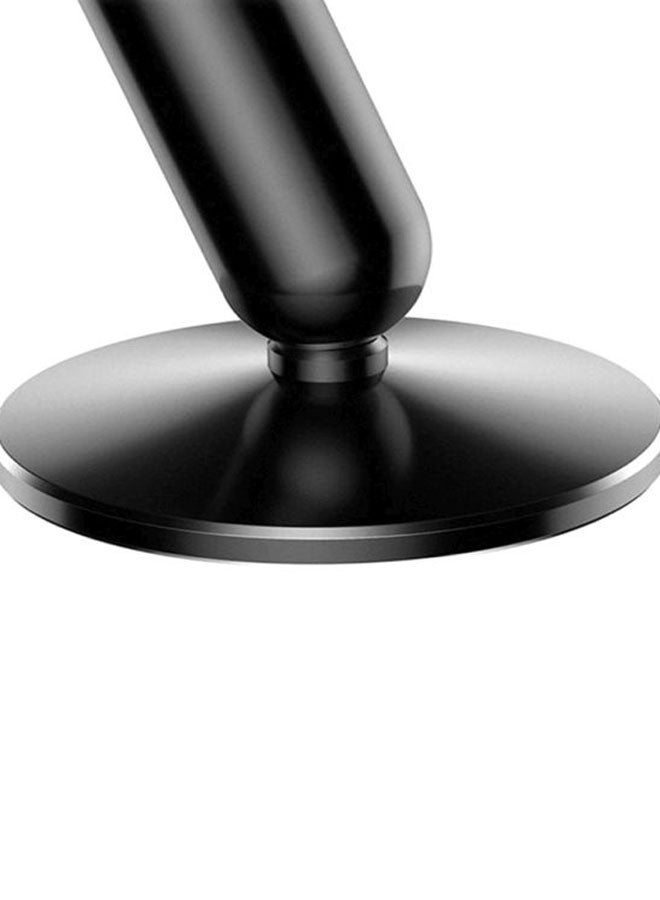 Baseus - 360-Degree Rotary Phone Holder Strong Magnetic Dashboard Car Mount for iPhone, Samsung, Huawei Other Smartphones with The Flat Back Black - Image 1