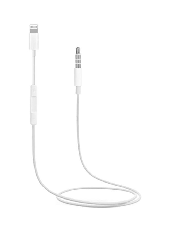 ZOOM Lightning To Aux Cable White - Image 1