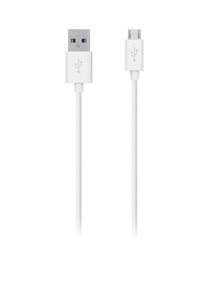 belkin Tangle Free MicroUSB ChargeSync Cable White/Silver  - Image 1