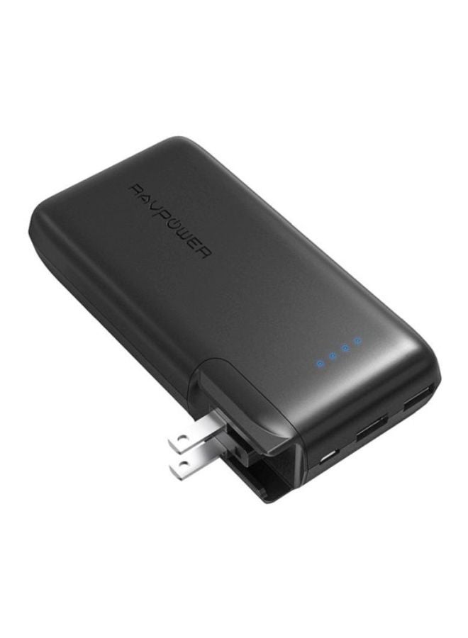راف باور باور بنك محمول 2 في 1 أسود - Image 1