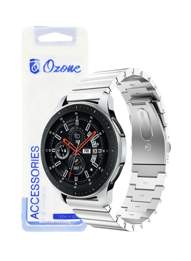 Ozone Replacement Strap For Samsung Galaxy Watch 46 mm Silver - Image 5