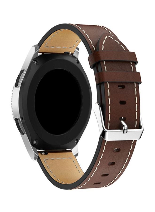 Voberry Replacement Band For Samsung Galaxy Watch 46mm Brown - Image 3