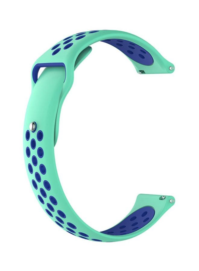 Voberry 22mm Replacement Band Strap For Samsung Galaxy Classic 46mm Green/Blue/Silver - Image 1