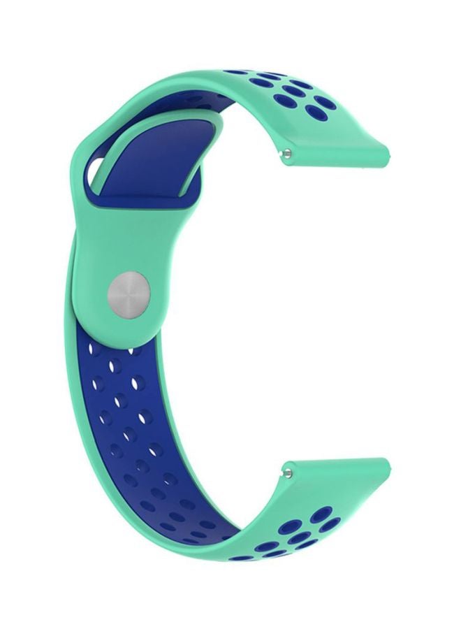 Voberry 22mm Replacement Band Strap For Samsung Galaxy Classic 46mm Green/Blue/Silver - Image 2