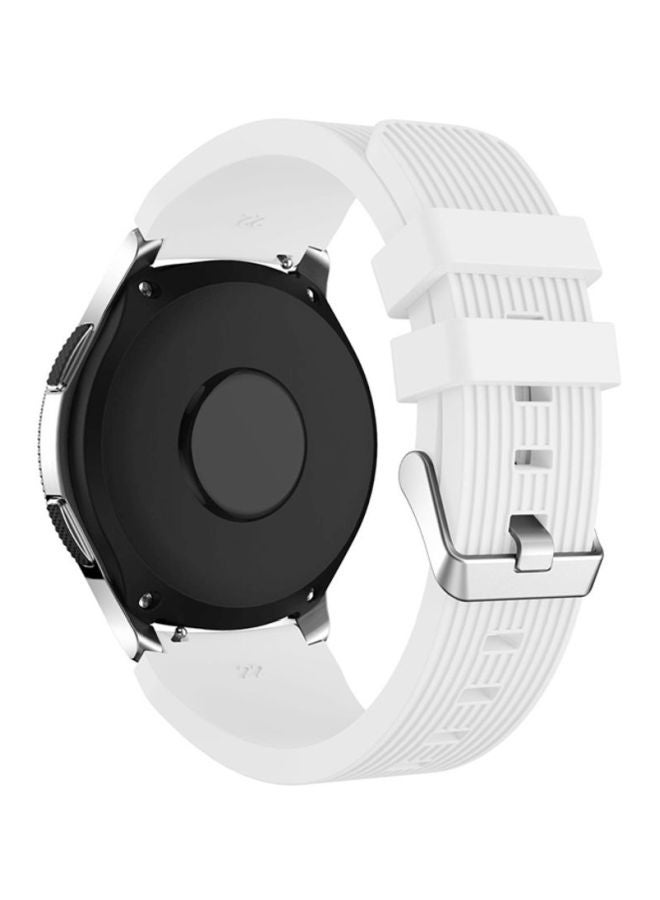 Voberry Replacement Band For Samsung Galaxy Watch 46mm White/Silver - Image 2