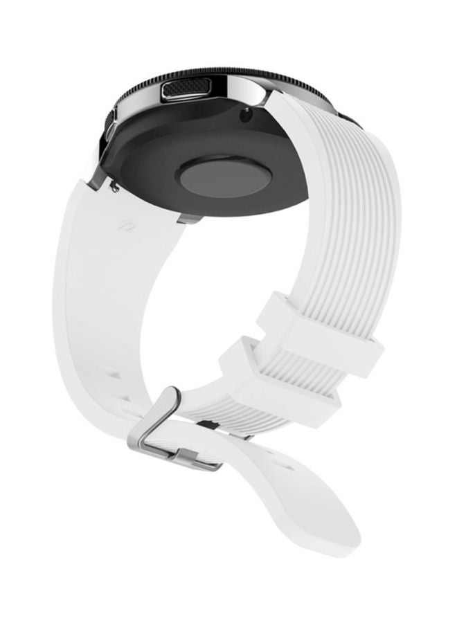 Voberry Replacement Band For Samsung Galaxy Watch 46mm White/Silver - Image 4