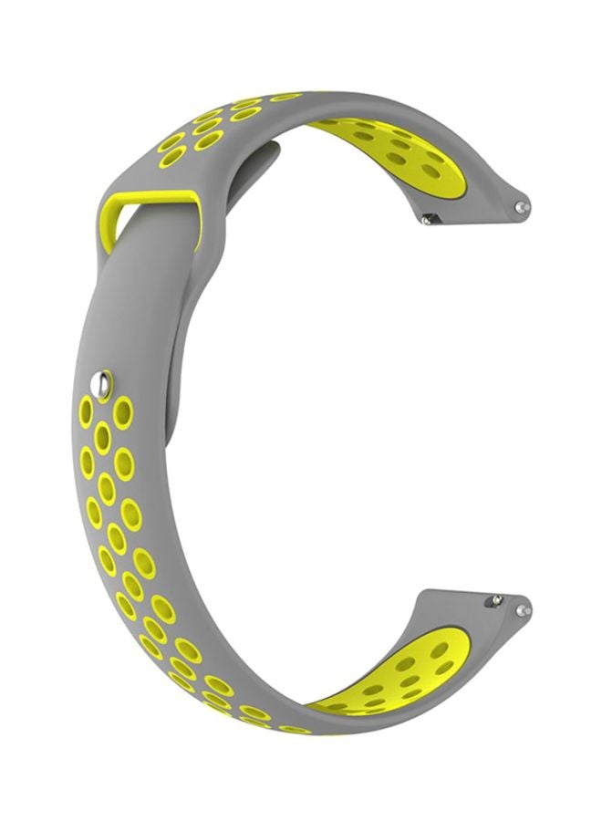 Voberry 20mm Replacement Band Strap For Samsung Galaxy Classic 42mm Grey/Green - Image 1