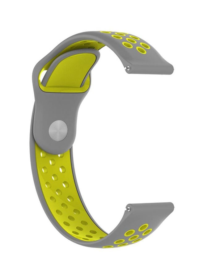 Voberry 20mm Replacement Band Strap For Samsung Galaxy Classic 42mm Grey/Green - Image 2