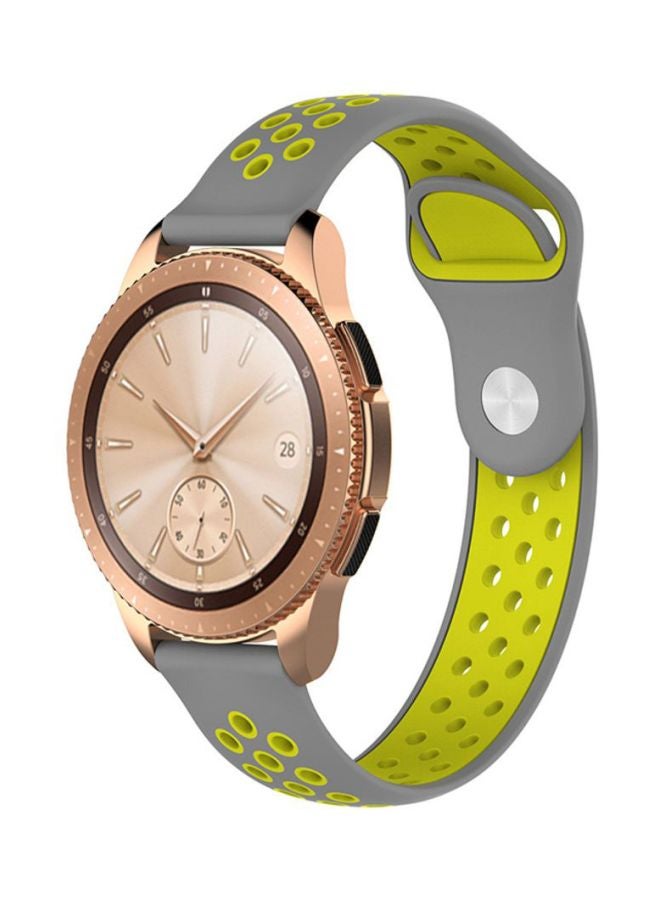 Voberry 20mm Replacement Band Strap For Samsung Galaxy Classic 42mm Grey/Green - Image 3