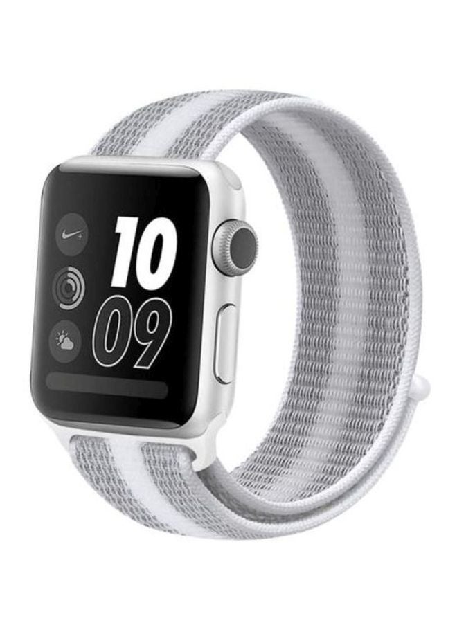 Ozone Replacement Band For Apple Watch Series 4/3/2/1 42/44 mm White/Grey - Image 2