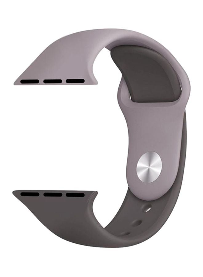 لنكوو سوار بديل لساعة أبل سلسلة 1/2/3/4 مقاس 42 مم رمادي - Image 1