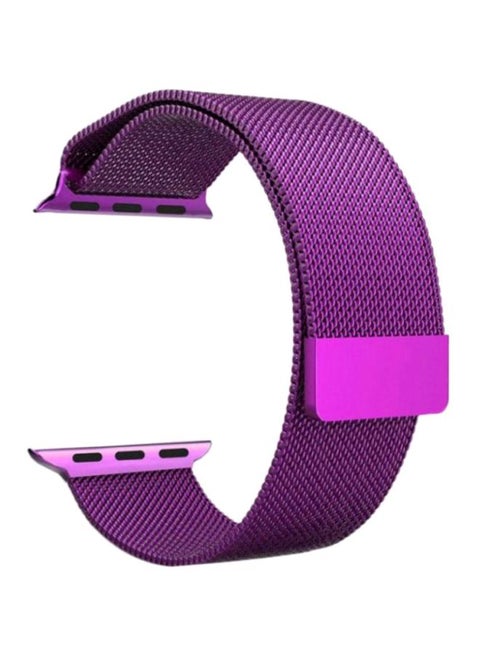 Replacement Band For Apple Watch Series 4 42 mm Purple