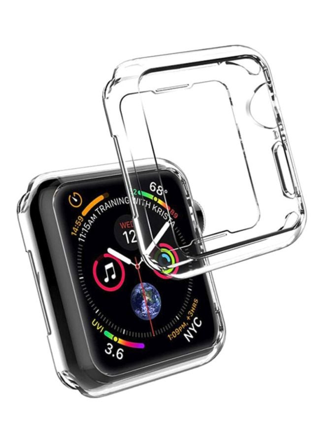 أوزون غطاء حماية واقٍ لساعة أبل من السلسلة 3 بعرض 38 مم شفاف - Image 1