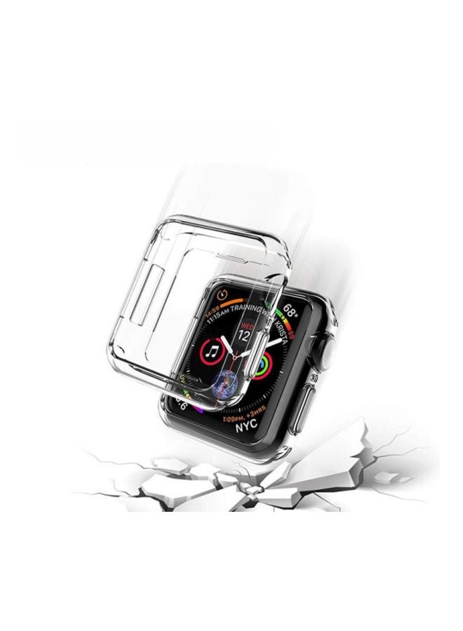أوزون غطاء حماية واقٍ لساعة أبل من السلسلة 3 بعرض 38 مم شفاف - Image 2