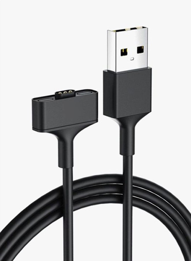 فوبيري - كابل شحن USB بديل لساعة فيتبيت آيكونيك LIY71027010_U00 أسود - Image 1