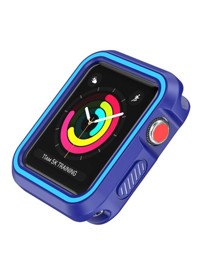 Voberry Rugged Armor Bumper Protective Case Cover For Apple Watch Series 1/2/3 38mm Sky Blue - Image 4