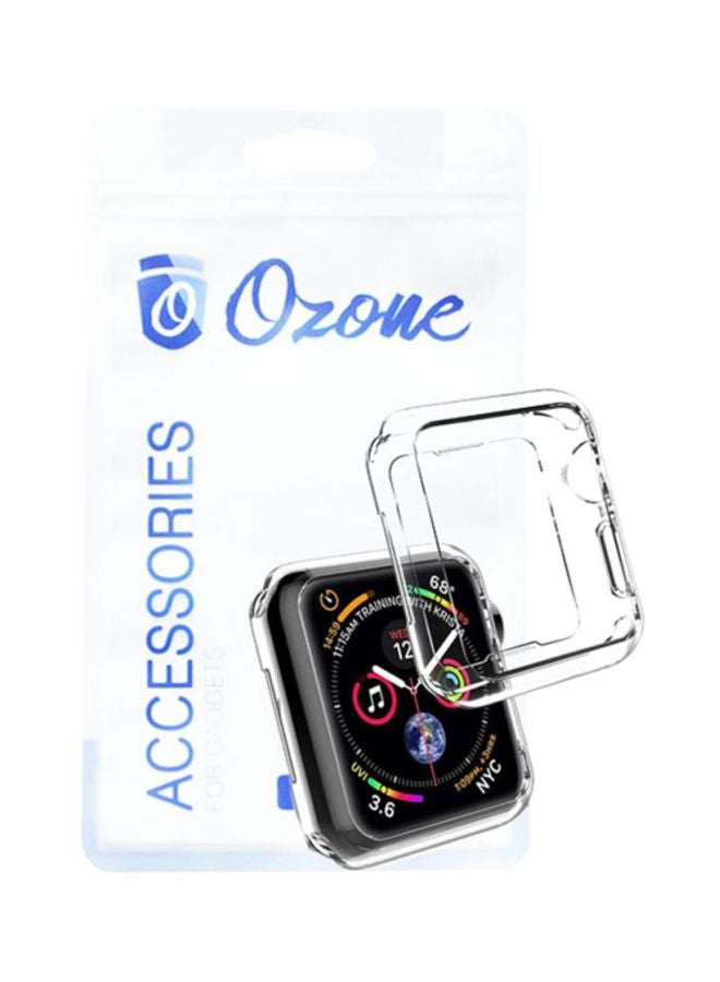 أوزون غطاء حماية واقٍ لساعة أبل من السلسلة 3 بعرض 38 مم شفاف - Image 3