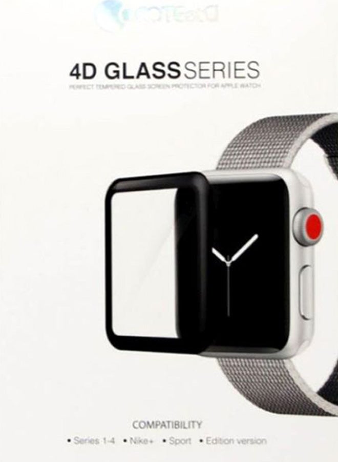 MARGOUN Screen Protector For Apple Watch 38mm Black/Clear - Image 2