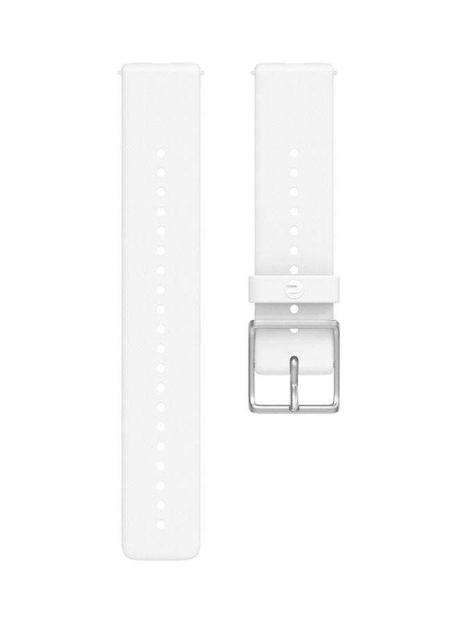 POLAR Ignite Silicone Wristband White