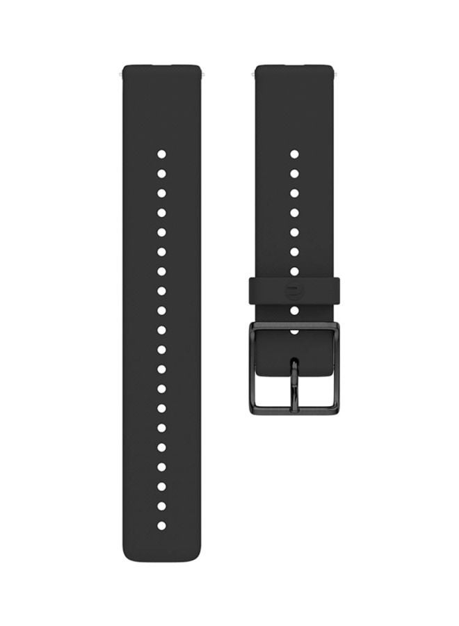 POLAR Ignite Silicone Wristband M/L Black 