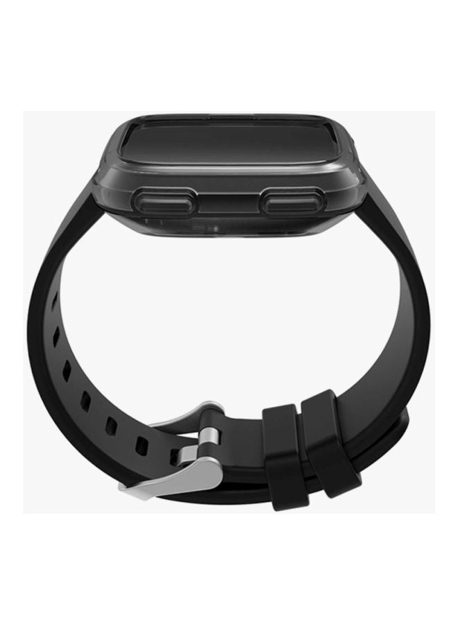 Voberry Protective Case Cover For Fitbit Versa Black - Image 5