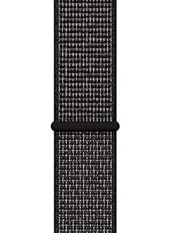 MARGOUN Nylon Band for Apple Watch  49mm 45mm 44mm 42mm Compatible with iWatch Strap Series Ultra2/Ultra/8/7/6/5/4/3/2/1/SE/SE2 Black - Image 3