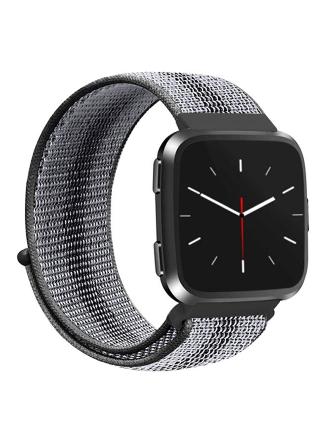 Voberry Replacment Band Strap For Fitbit Versa Grey/Black - Image 3