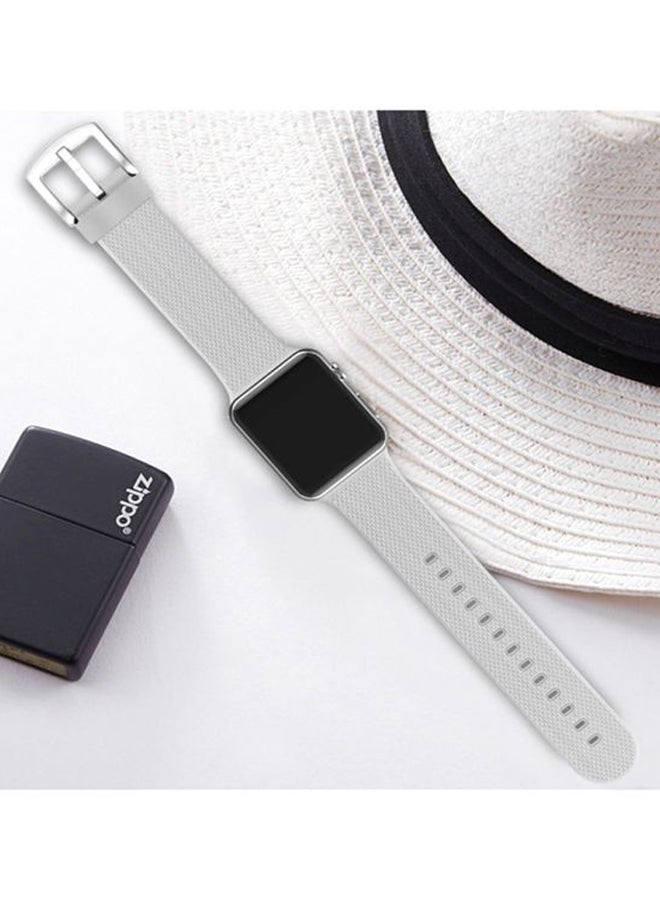 Voberry Replacement Strap For Apple Watch 4 44mm Grey - Image 2