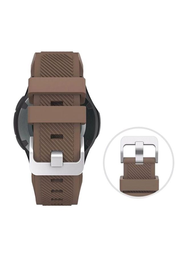 MARGOUN Silicone Watch Band For Samsung Gear S3 Frontier/Classic Dark Brown - Image 3
