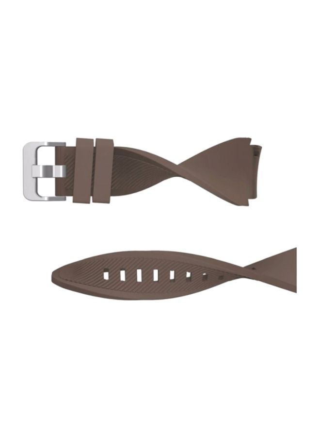 MARGOUN Silicone Watch Band For Samsung Gear S3 Frontier/Classic Dark Brown - Image 4