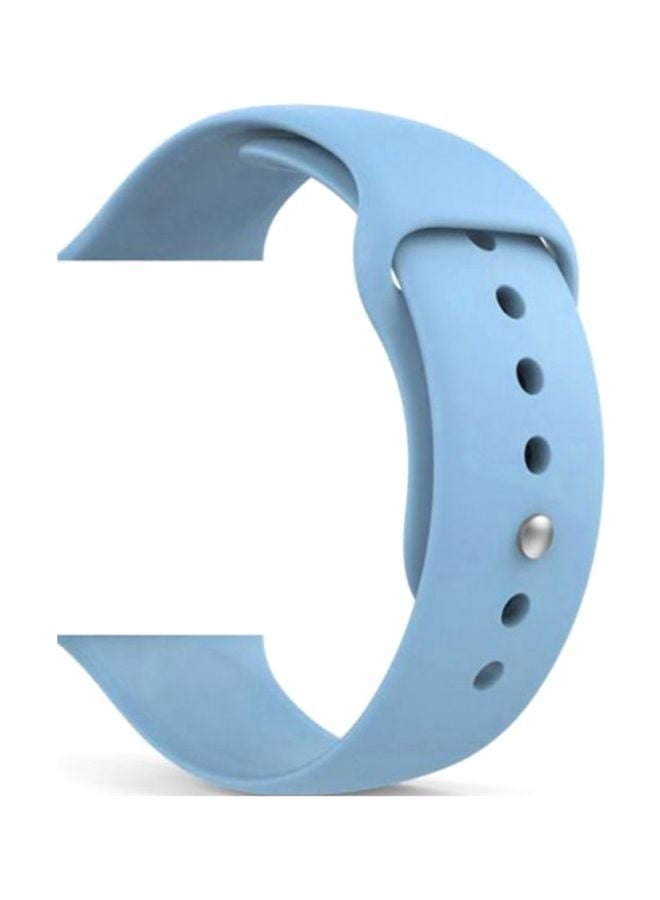 MARGOUN - Replacement Band For Apple Watch 42/44mm Baby Blue - Image 1