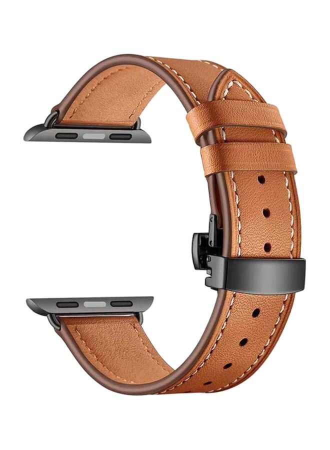 Voberry Replacement Band For Apple Watch Series 4 40mm Brown - Image 1