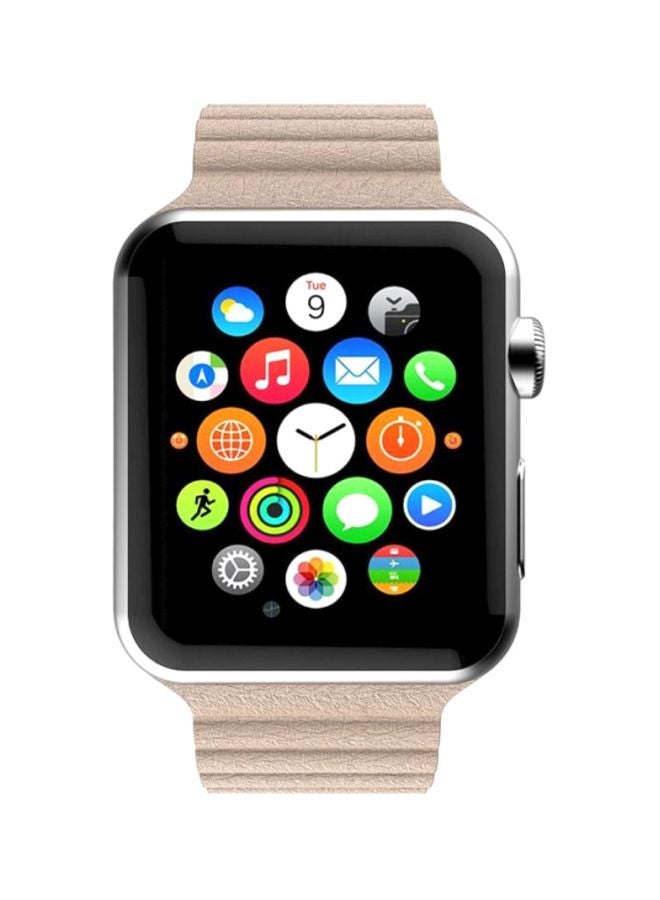 Ozone Replacement Band For Apple Watch Series 4 42mm Beige  - Image 2
