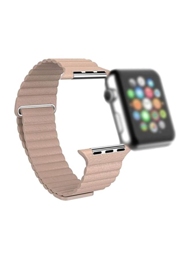 Ozone Replacement Band For Apple Watch Series 4 42mm Beige  - Image 3