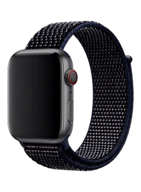 Apple Watch 42mm/44mm/45mm Nylon Sport Loop Band Steel Blue