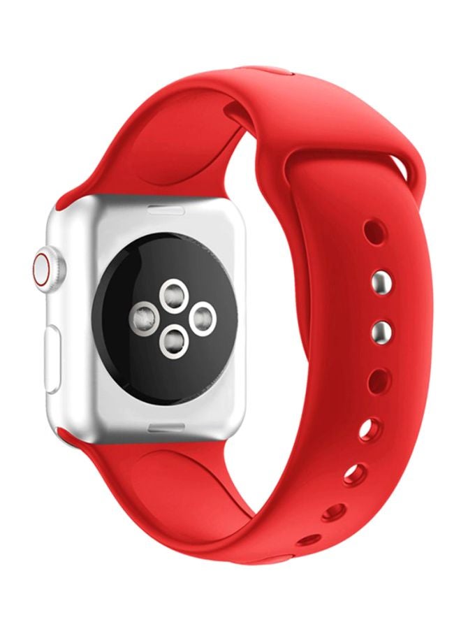 Voberry - Replacement Band Strap For Apple Watch Series 4 40mm Red - Image 1