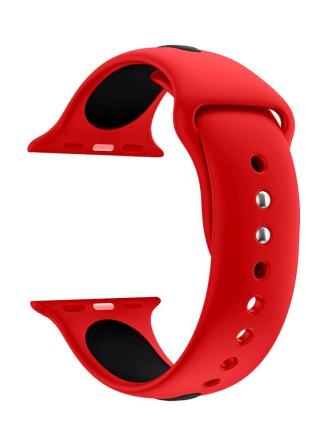 Voberry Replacement Band For Apple Watch Series 4 44mm Red - Image 1