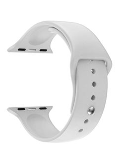 Replacement Silicone Band For Apple Watch Series 3/2/1 White