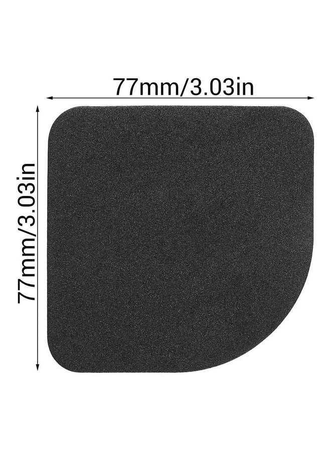4-Piece Washing Machine Shock Proof Anti Vibration Pad Black  - Image 5