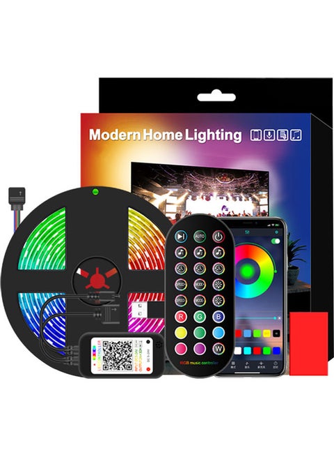 TV Music Rhythm Strip Light With Remote Controll Multicolour