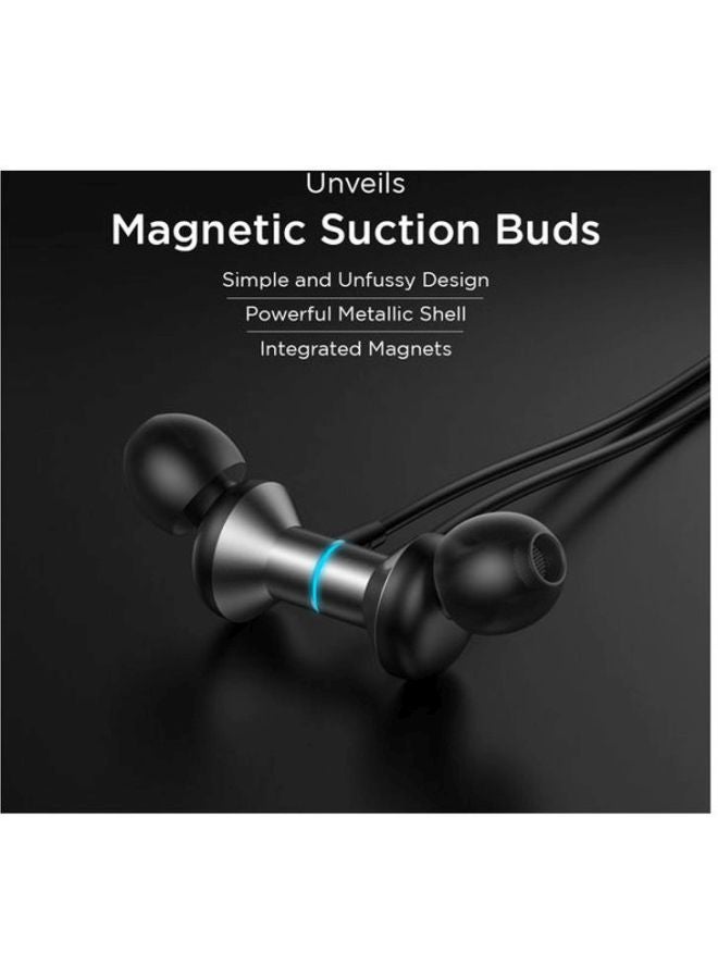 Lenovo - Bluetooth In-Ear Neckband Earbuds Black - Image 1