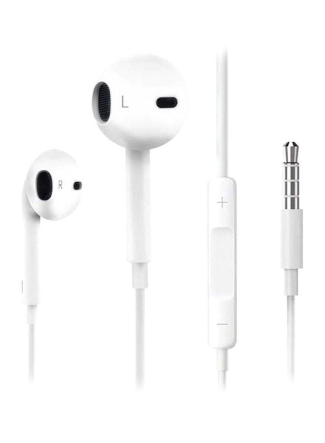 MARGOUN Wired In-Ear Headphones With Mic White - Image 1