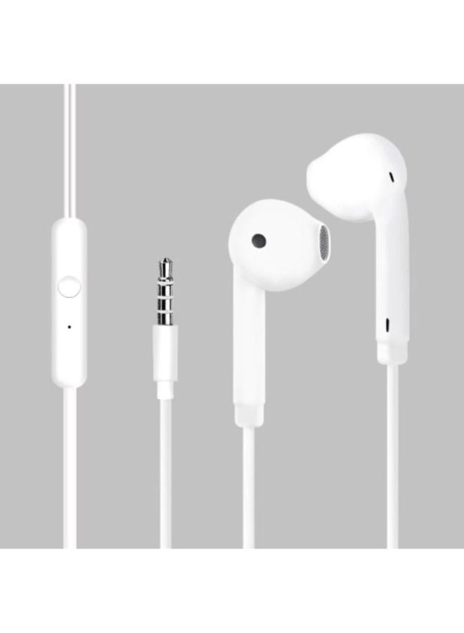 MARGOUN Wired In-Ear Headphones With 3.5mm Jack White - Image 2