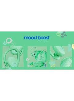 Skullcandy Push Ultra True Wireless Earbuds With Charging Case And Hopeful Mood Boost Print Art Green  - Image 4