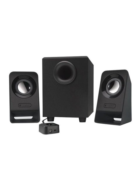 Z213 Compact PC Multimedia 2.1 Speaker System with Subwoofer Black