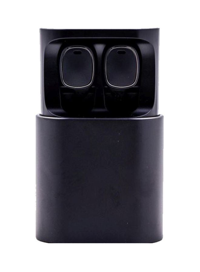 كيو سي واي سماعة أذن داخلية TWS بتحكم باللمس وتدعم تقنية البلوتوث أسود - Image 1