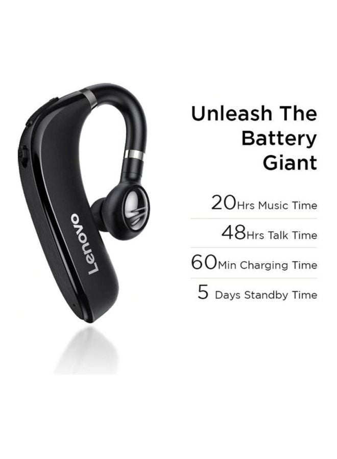 Lenovo - Wireless Blutooth 5.0  Handsfree Ear-Hook black - Image 1