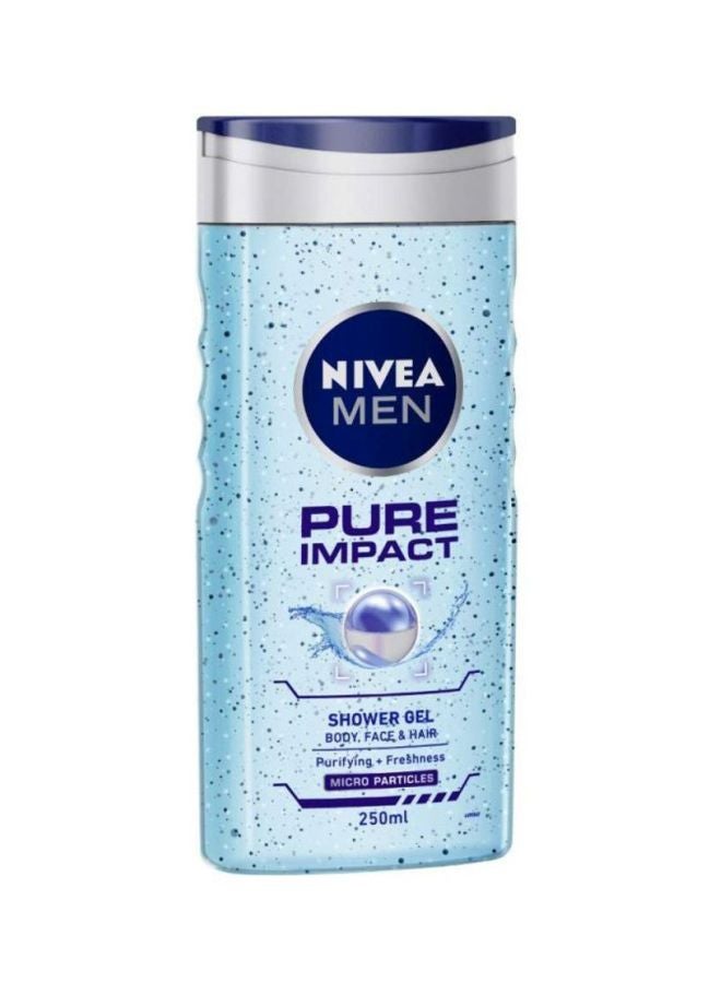 Nivea Pure Impact Micro Particles Shower Gel 250ml - Image 2