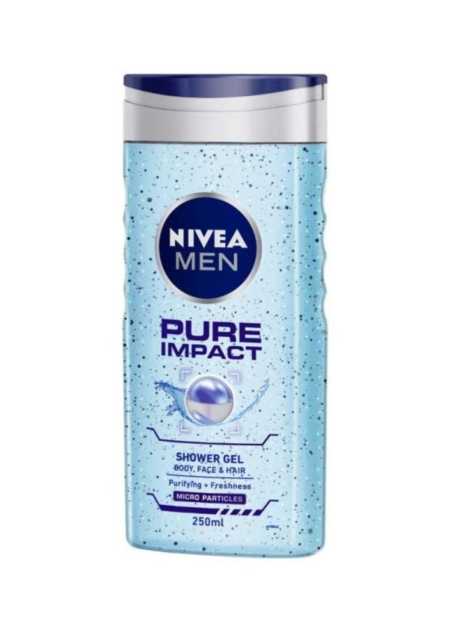 Nivea Pure Impact Micro Particles Shower Gel 250ml - Image 3