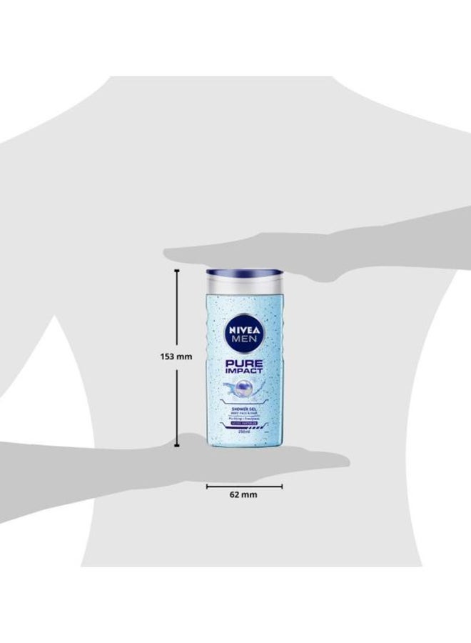 Nivea Pure Impact Micro Particles Shower Gel 250ml - Image 5